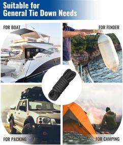 img 1 attached to ⚓️ Boat Dock Lines - Premium Dock Rope for Mooring & Docking with Storage Bag - Ideal Boat Accessories for Boats, Fender, Pontoon, Power Boat - Pack of 4