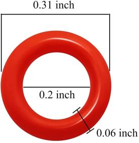 img 2 attached to ThreeBulls 120Pcs Rubber O-Ring Switch Dampeners Keycap Red For Cherry MX Key Switch Keyboards Dampers