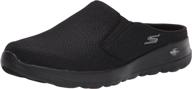 👟 skechers go walk joy mesh mule for women logo