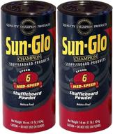 🎯 twin pack of sun-glo #6 shuffleboard wax for optimal speed логотип