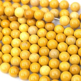 img 2 attached to 💎 Tacool Yellow Jasper Gemstone Beads - 6mm and 8mm Round for DIY Jewelry Making