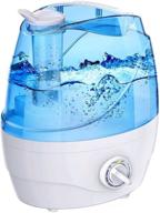 🌬️ quiet ultrasonic cool mist humidifier - 2.2l water tank, ideal for bedroom/babies nursery/whole house logo