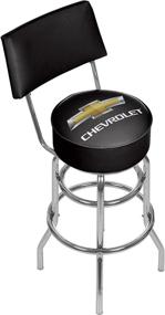 img 3 attached to 🪑 Chevrolet Cushioned Swivel Bar Stool with Supportive Backrest