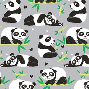 img 1 attached to Бумага для покупок подарков "Малыш-панда
