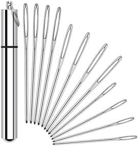img 4 attached to 🧶 Versatile Stainless Steel Circular Knitting Needles for Efficient Crocheting and Crafting