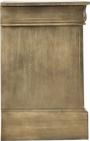 img 1 attached to 🛏️ ACME Furniture Louis Philippe III Antique Gray Nightstand, Model 25503