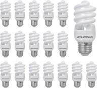 💡 sylvania cfl t2 twist light bulb - 18 pack, 60w equivalent, 13w efficient, 800 lumens, medium base, 6500k daylight logo