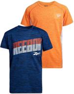👕 reebok athletic performance t shirts x large boys' clothing: active and comfortable apparel for active boys logo