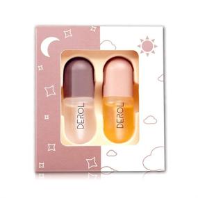 img 4 attached to 💋 Enhance Your Lips with the Best Lip Plumper Set: Natural Lip Care Serum, Derol Lip Plumper for Fuller, Beautiful Lips, Hydrating & Reducing Fine Lines – Day & Night Lip Filler