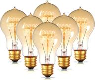 🔆 6 pack jslinter dimmable antique vintage bulbs: enhance your space with timeless charm logo