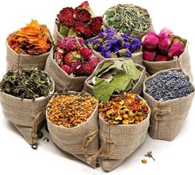 img 4 attached to Premium Grade A Dried Flowers and Herbs: Ideal for Candle Making, Soap, Candle Oil, 🌸 Bath Bombs, and Spellcraft. Authentic, All-Natural, and Exquisite Fragrances – Explore our Finest Collection of 12 Bags