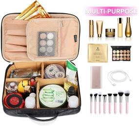 img 2 attached to 💄 ENDA Professional Cosmetic Organizer with Adjustable Compartments