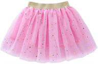 👗 stylish sparkle sequins clothing for toddler girls (6-7 years) - skirts & skorts logo