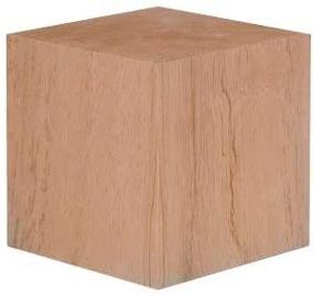 img 1 attached to 🪵 1 Block of 4 Inch Solid Wood Cube