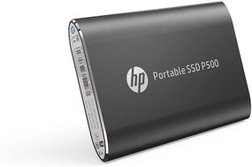 img 3 attached to 💾 Портативный SSD HP P500 объемом 500 ГБ - сверхбыстрый внешний твердотельный накопитель USB 3.2 - черный (7NL53AA#ABC) - Скорость до 380 МБ/с