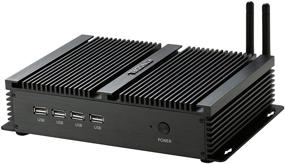 img 1 attached to 🖥 Компьютер Kingdel Fanless Industrial PC Mini Desktop, процессор Intel i5 Dual Core, 4 ГБ ОЗУ, 128 ГБ SSD, 2xNICs, 4xUSB 3.0, 4xCOM RS232, порт HD, металлический корпус, Windows 10 Pro