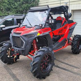 img 2 attached to ЭЛИТНЫЕ КРАСНЫЕ БОКОВЫЕ БАРАБАНЫ Rock Sliders для Polaris 🚗 RZR 900 Trail, 900S, 1000S, XP1000, Turbo - 2-хместный (2014-2019)