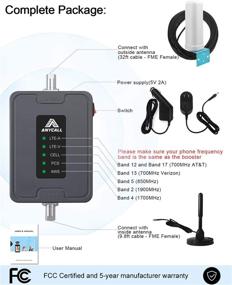 img 3 attached to 🚐 Enhance Cellular Signal for RVs & Trucks: 5-Band Vehicle Cell Phone Booster, Amplify GSM 3G 4G LTE Signals, Works with AT&amp;T, Verizon, T-Mobile - FCC Approved