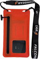 falcongear waterproof universal adjustable orange red logo