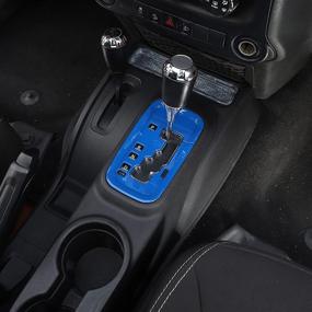 img 3 attached to RT-TCZ Blue Gear Shift Panel Trim Cover - Jeep Wrangler JK JKU 2011-2018 Interior Accessories