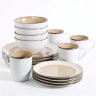 gibson studio 97948 16r amberwood dinnerware: exceptional quality for elegant dining логотип