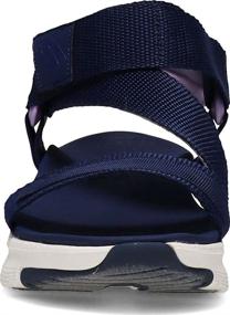 img 3 attached to 👟 Enhance Your Comfort and Style with Skechers Arch Fit Z Strap Gray Women's Shoes