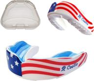 🥊 coollo sports boil and bite mouthguard (youth & adult) - custom fit sport mouthpiece for football, hockey, rugby, lacrosse, boxing, mma (includes free case!) логотип