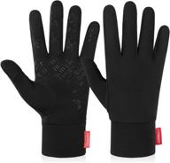 🧤 anqier winter gloves: versatile touchscreen gloves for men and women, perfect for running, driving, and cycling логотип