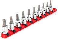 🔧 tekton 10-piece drive socket set shb91102 логотип