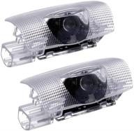 🚪 enhance your toyota's ambiance with chunling door logo lights - 2 pack logo