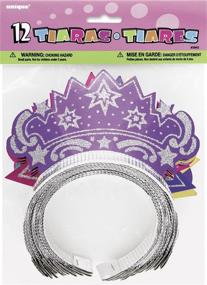 img 1 attached to Glitter Tiara Pack Assorted Colors