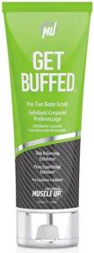 img 2 attached to Pro Tan Get Buffed: Ultimate Pre-Tan Body Scrub for Balanced Skin pH - 8 oz.