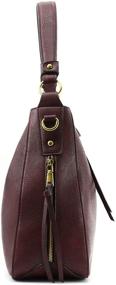 img 2 attached to Spacious Women Handbags: Stylish Hobo Shoulder Bags with Adjustable Strap and Tassel - Trendy PU Leather Purse for Every Occasion