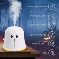 👻 dn mini humidifiers: spook up halloween decor with usb ultrasonic ghost humidifier! ideal for car, bedroom, travel & more логотип