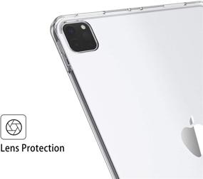 img 1 attached to 📱 Clear iPad Pro 11 Case for New Apple Pencil Charging | Soft TPU Slim Cover | Compatible with iPad Pro 11 inch 2018 & 2020