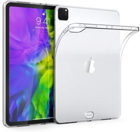 img 4 attached to 📱 Clear iPad Pro 11 Case for New Apple Pencil Charging | Soft TPU Slim Cover | Compatible with iPad Pro 11 inch 2018 & 2020