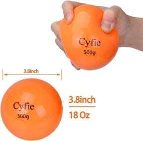 img 2 attached to Cyfie Weighted Hitting Balls - 6 Pack Practice Softballs for 🏋️ Enhanced Batting, Pitching, and Muscle Training - Promotes Hand-Eye Coordination and Strength