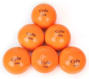 img 4 attached to Cyfie Weighted Hitting Balls - 6 Pack Practice Softballs for 🏋️ Enhanced Batting, Pitching, and Muscle Training - Promotes Hand-Eye Coordination and Strength