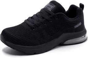 img 4 attached to 👟 Athlefit Women's Air Cushion Shoes: Lightweight Running Sneakers for Gym Workout, Jogging, and Fashionable Walking