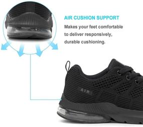 img 1 attached to 👟 Athlefit Women's Air Cushion Shoes: Lightweight Running Sneakers for Gym Workout, Jogging, and Fashionable Walking