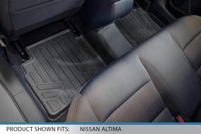 img 1 attached to 🚗 Набор ковриков MAXLINER Custom Fit в черном цвете для Nissan Altima 2019-2021 - 2 ряда подкладок