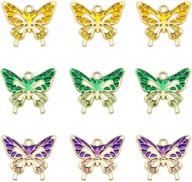 butterfly embellishments pendants earrings bracelets logo