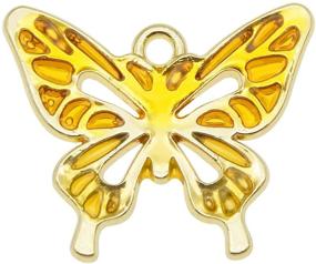 img 1 attached to Butterfly Embellishments Pendants Earrings Bracelets