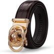 williampolo leather ratchet elegant adjustable men's accessories and belts logo
