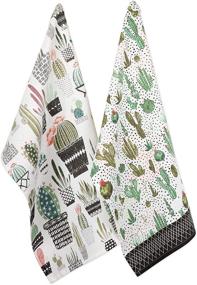 img 4 attached to 🌵 DII Oasis Collection: Urban Cactus Dishtowel Set - 2 Piece