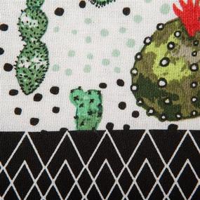 img 2 attached to 🌵 DII Oasis Collection: Urban Cactus Dishtowel Set - 2 Piece