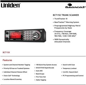 img 1 attached to 📻 Uniden BearTracker Scanner (BCT15X) - 9,000 Channels, TrunkTracker III, Close Call RF Capture - Black Color