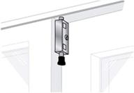 epl-106-w patio door lock- keyed lg rectangle (white finish) (sіnglе pасk) logo