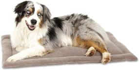 img 2 attached to Comfortable Aspen Pet Rectangular Kennel Mat for Dogs and Cats