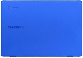 img 4 attached to 📦 mCover Blue Hard Shell Case for 2020 Samsung Chromebook 4 XE310XBA Series (11.6 inch)